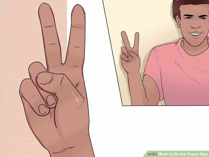 Image intitulée Faire le Signe de la Paix de l